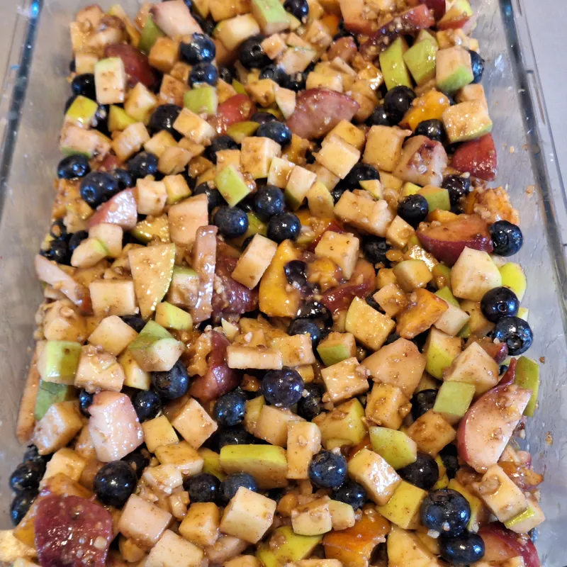 Here's the result after adding lemon juice and mixing everything